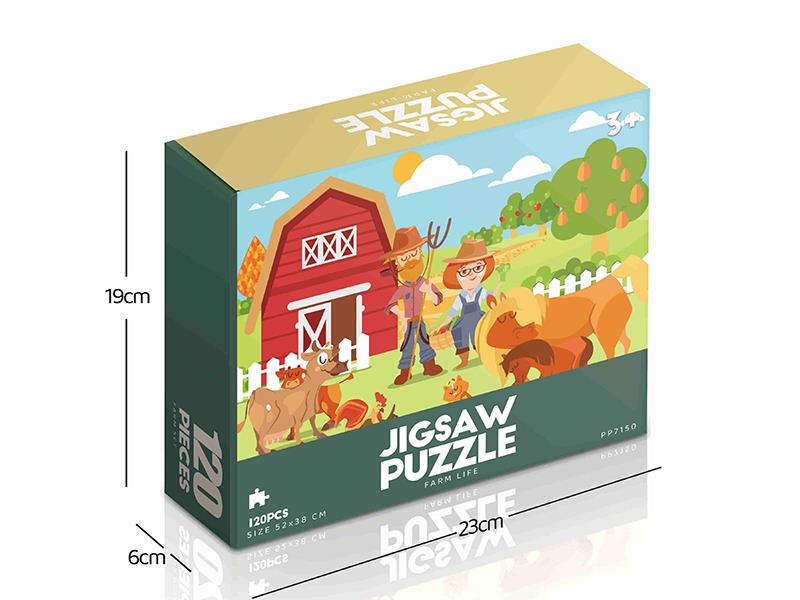 120pcs Farm Life Jigsaw Puzzle