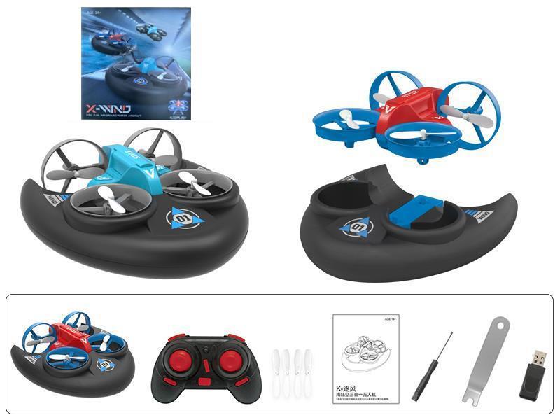 Remote Control  Water, Land And Air 3 In 1 Drone