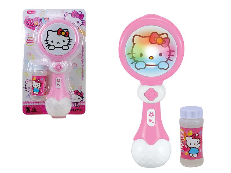 B/O Bubble Stick With Light And Music(Hello Kitty)