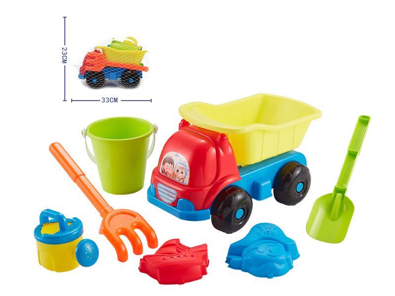 7PCS Sandy Beach Car