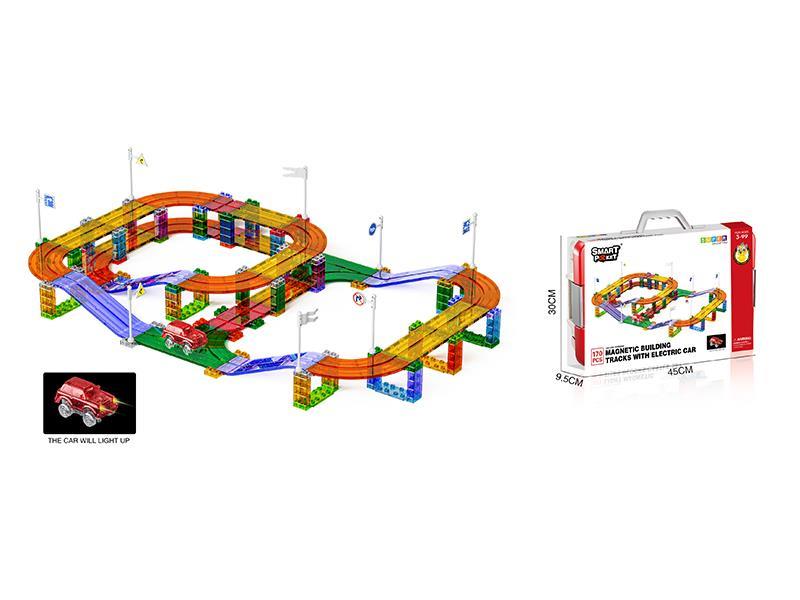 B/O 170Pcs Rail Car Magnetic Disc Set - Deluxe Version