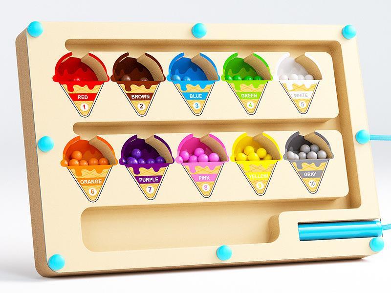 Magnetic Pen Color Sorting Maze Toy