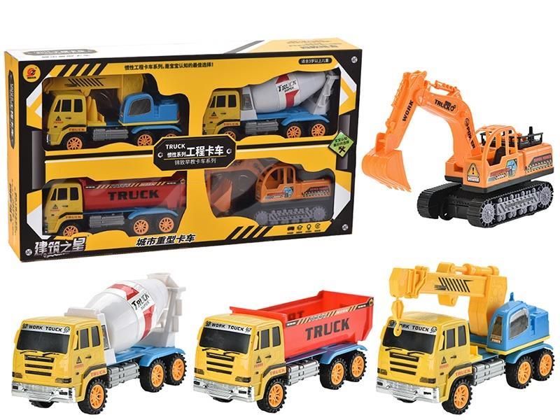 Inertial Engineering Sseries (Dump Truck. Crane. Excavator. Stirring Truck)