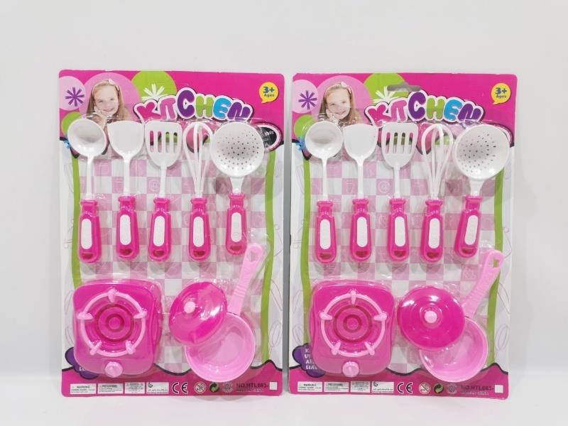 Realistic Color Cartoon Tableware (2 Mixed Sets)