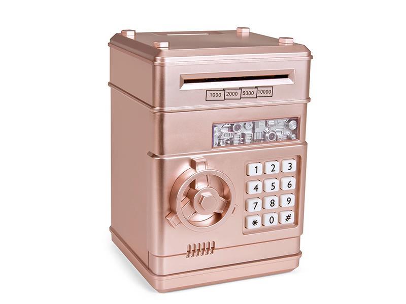 Rose Gold Password Money Box