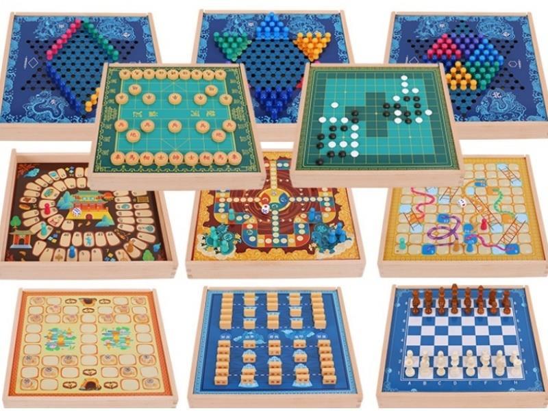 Sixteen-In-Onemultifunction Board Game-C