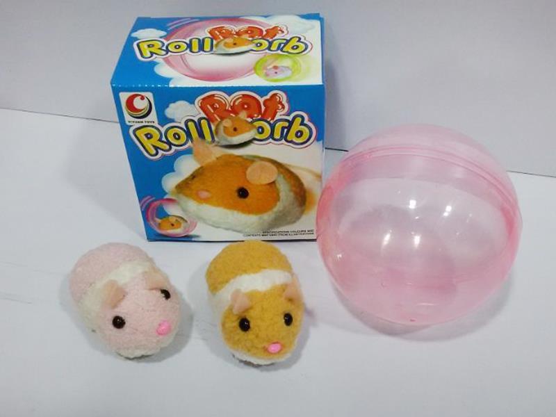 B/O Plush Hamster Roll Ball