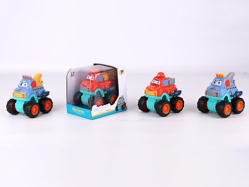 Friction Cartoon Off-Road Engineering Truck