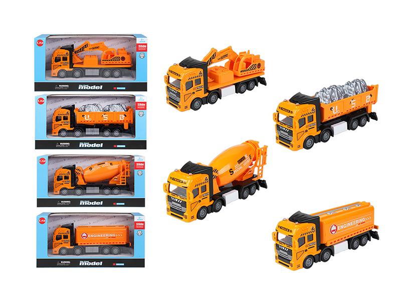 1:38 Pull Back Alloy Engineering Truck