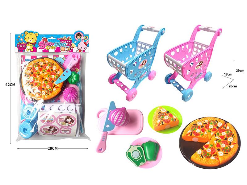 Cutting Seafood Pizza Set  + Shopping Cart