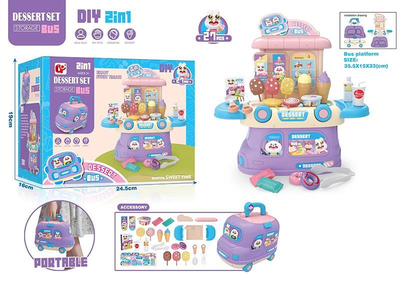 Storage Bus Dessert Set 27pcs