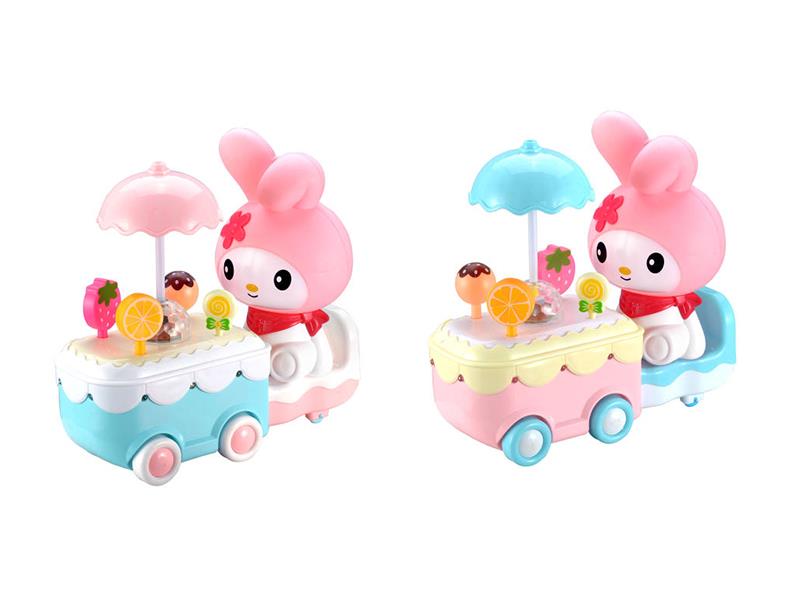 B/O Go And Bump Candy Cart/Lantern(Melody Rabbit)