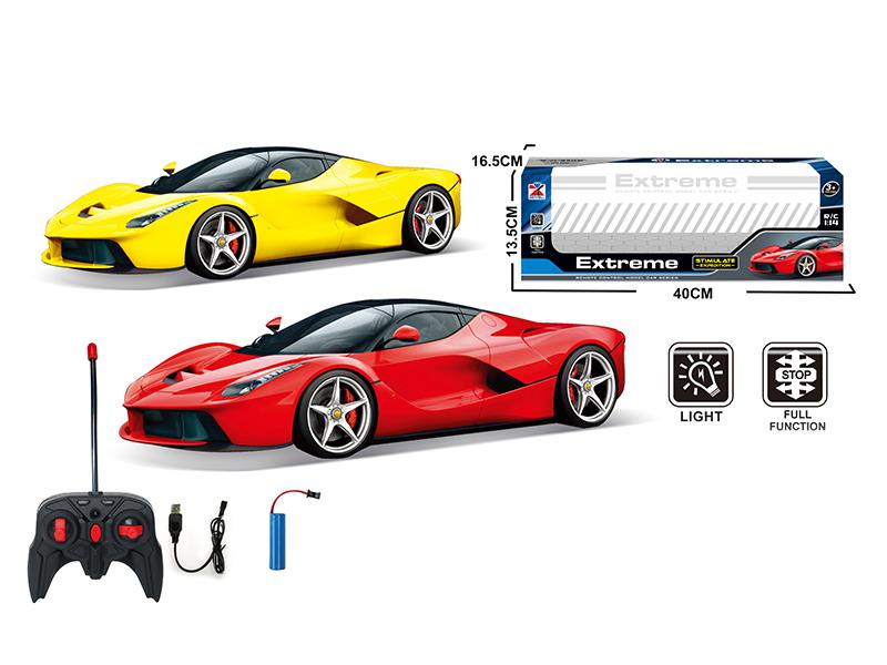1:14 Ferrari 4-Channel Remote Control Car(Included Batteries)