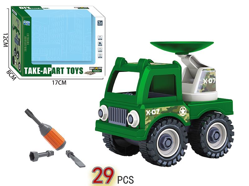 DIY Assembly Military Truck Series