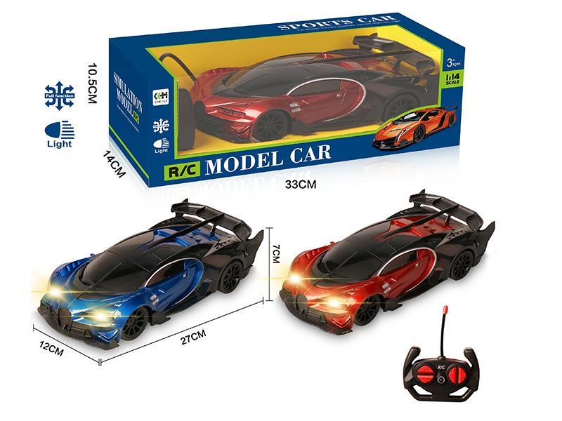 27Mhz 1:14 4-Channel Remote Control Bugatti Simulation Car With Light