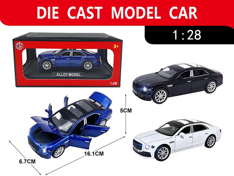 1:28 Pull Back Alloy Car