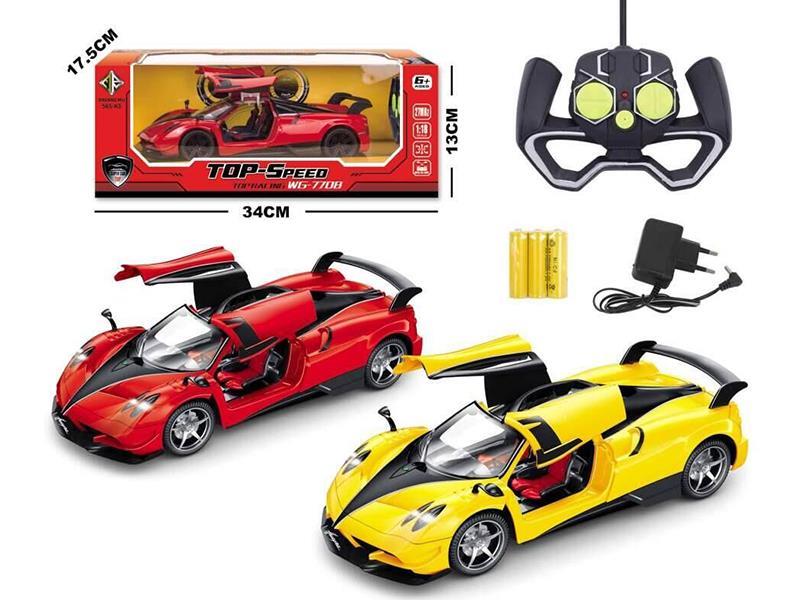 1:18 Pagani 5-Channel Remote Control Car(Open The Doors, Headlights)