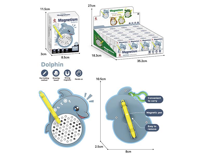 Dolphin Magnetic Drawing Board 24pcs