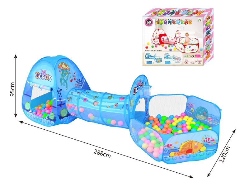 Underwater World 3 In 1 Tent + 60 Balls