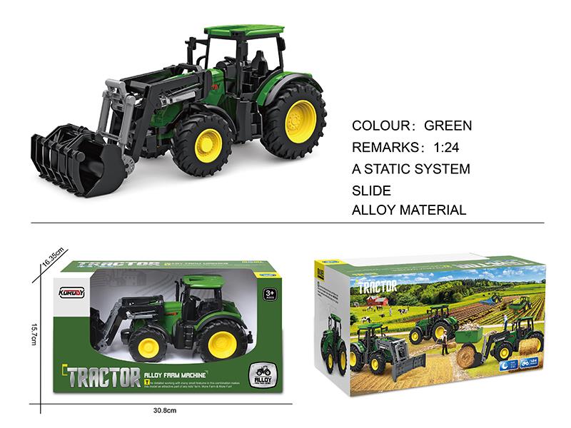 1:24 Alloy Slide Farm Truck