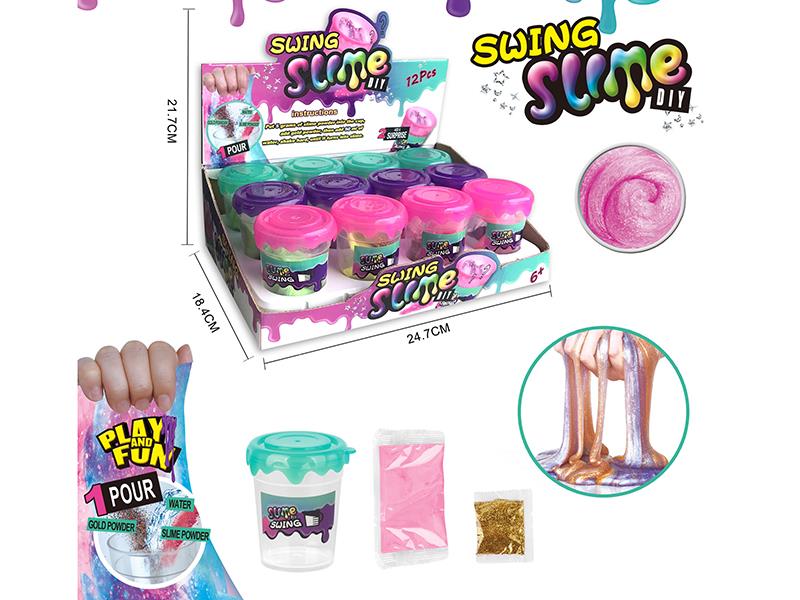 DIY Slime(Heat Sensitive Color Changing) 12PCS