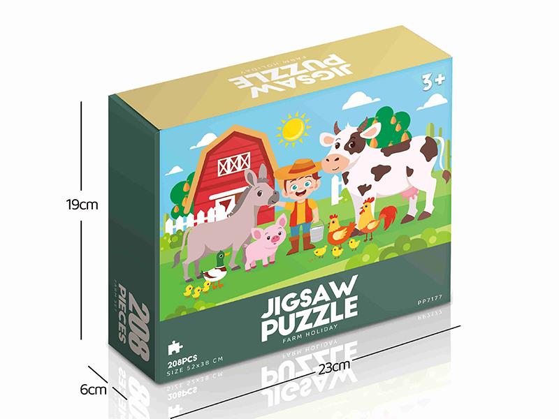 208pcs Jigsaw Puzzle - Farm Holiday