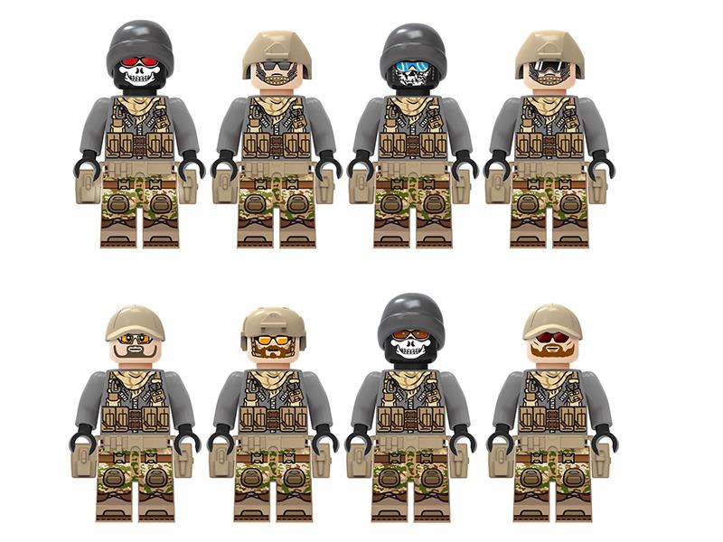 Counter Terrorism Special Police Theme Building Blocks Figures Toys