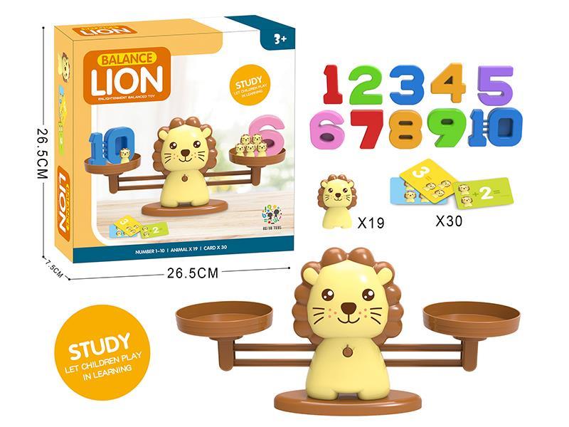 Lion Balance Number Educational Toys