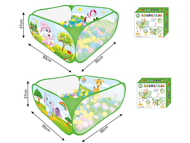 Animal Pattern Ocean Ball Pool + 30 Balls