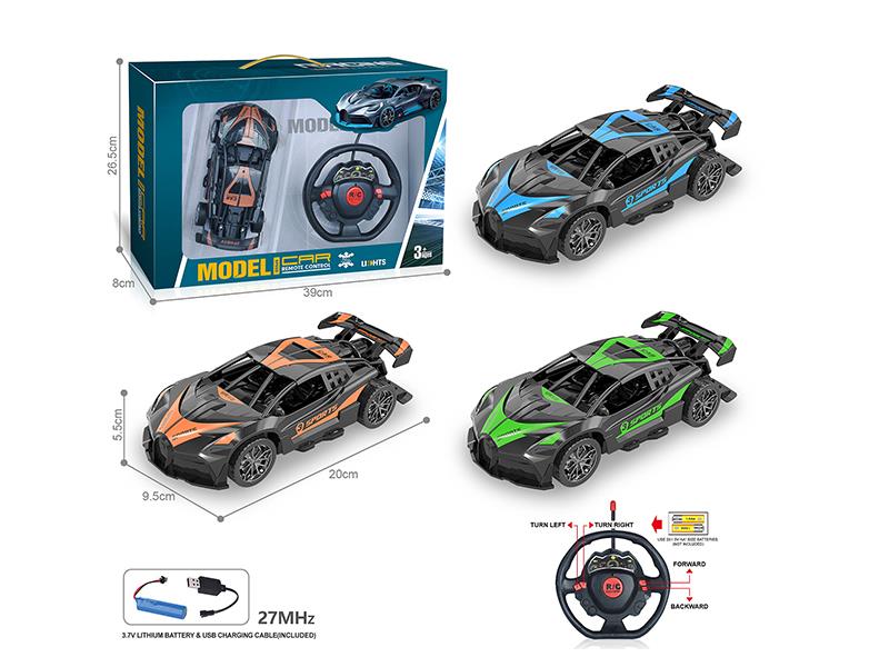 27MHz 1:18 4-Channel Remote Control Bugatti Car(Including Batteries)
