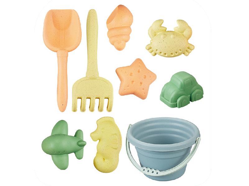 Wheat Materials Beach Toys Series 10PCS