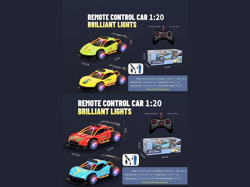 1:20 A Big Bull B Mclaren Supercar With Remote Control