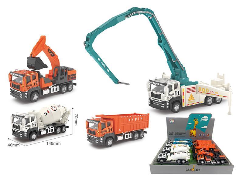 Alloy Engineering Trucks 8pcs