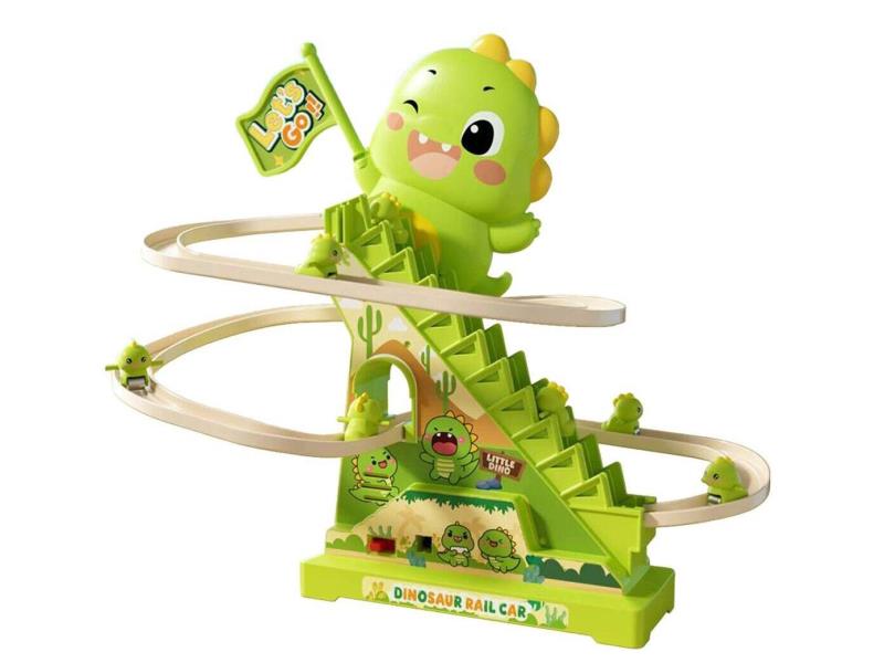 Dinosaur Electric Music Climbing Stairs
