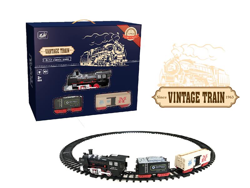Retro Rail Train(Light + Sound)
