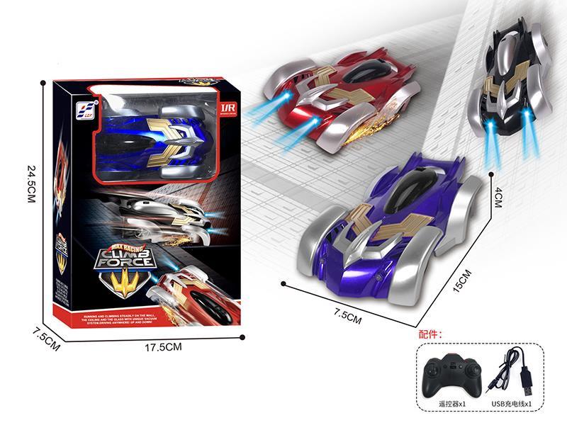 Remote Control Wall Climbing Car With Lights(Small Remote Controller)