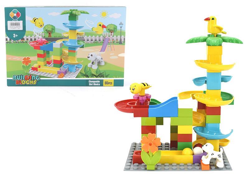 DIY Track Building Blocks65pcs(Exclude Base Plate)