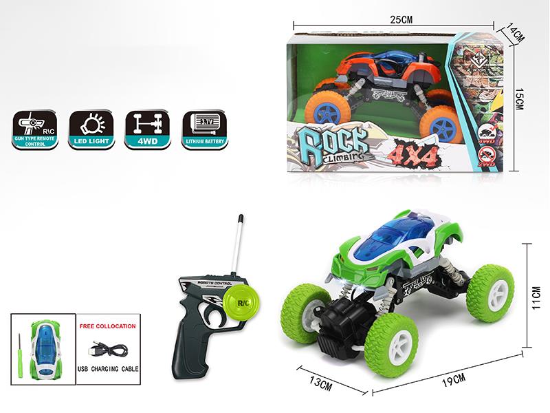 1:22 DIY Assembly Remote Control 4WD Climbing Car With Light(27Mhz)
