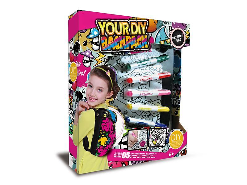 DIY Coloring Backpack