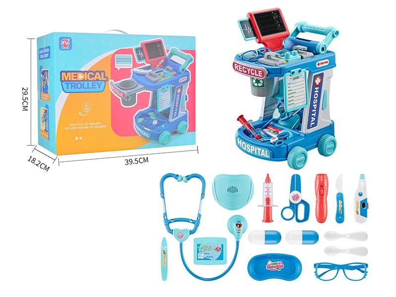 Medical Instrument Table - Trolley 16PCS