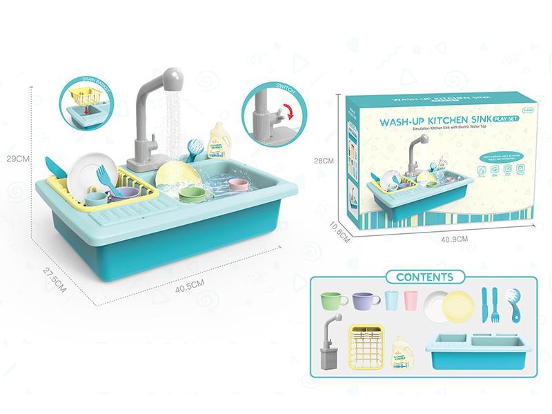 Wash-up Kitchen Sink(Blue)