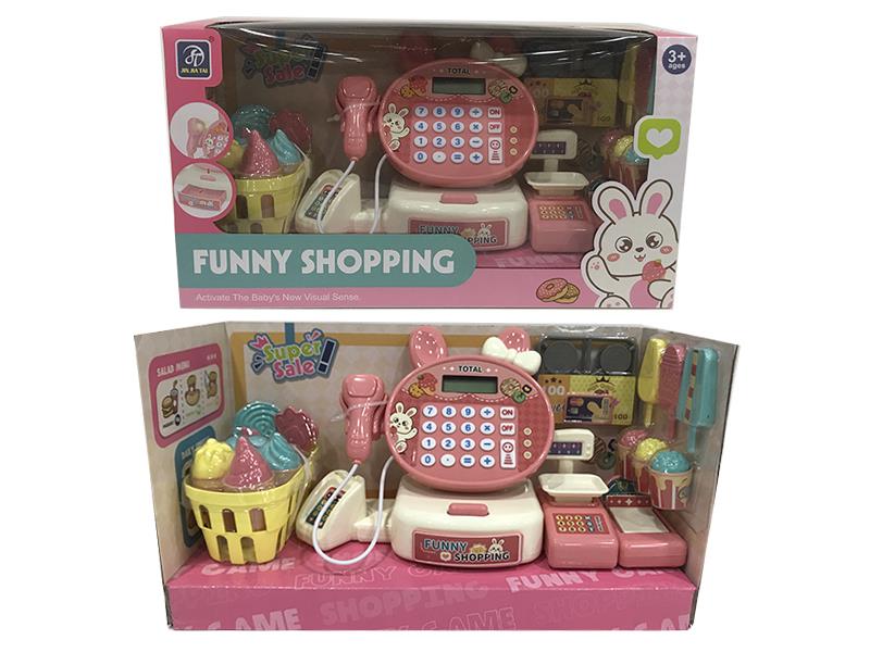 Rabbit Cash Register + Ice Cream Accessories