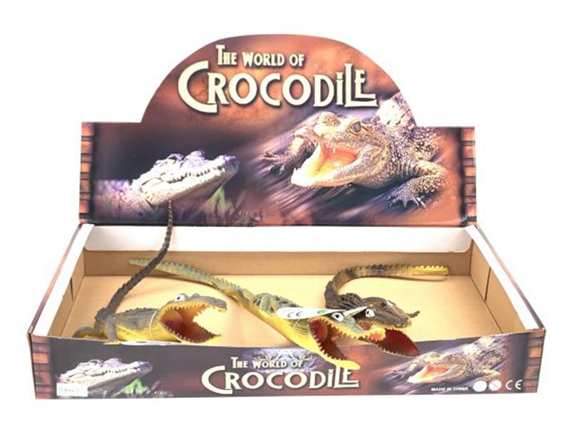 PVC Crocodile With BB Whistle 12PCS
