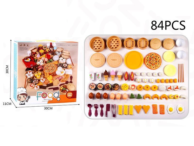 Simulated Food Set  84pcs