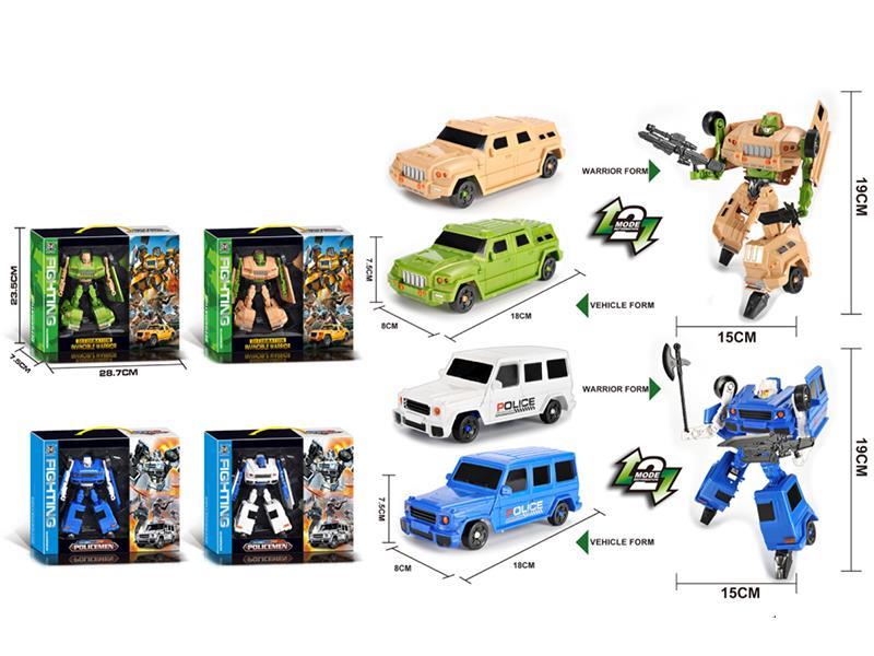 Deformation Warrior Benz Police Car Armored Car