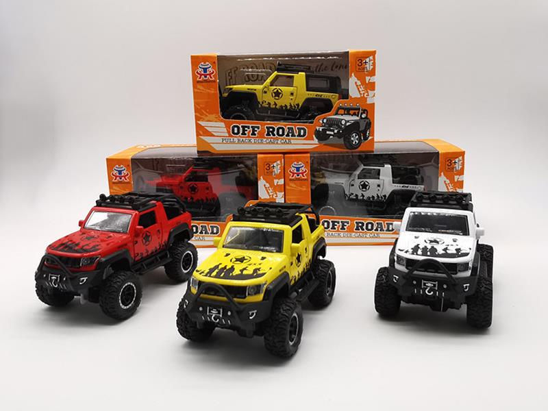 Pull Back Alloy Shock Absorption Foton Off-Road Vehicle With Sound And Light