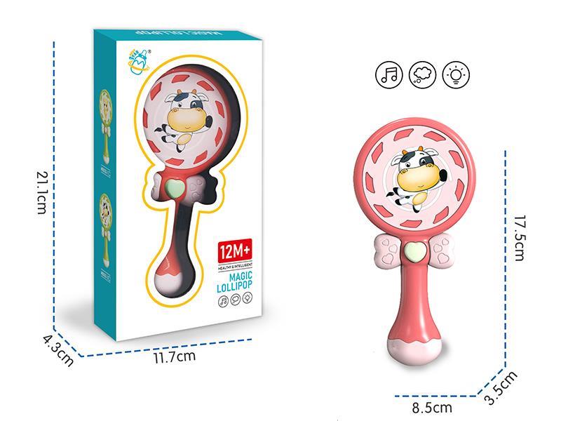 Cow Lollipop With Light And Music