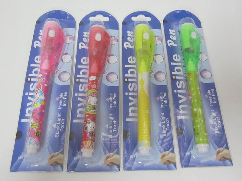 Invisible Ink Pen With Money Detecting Light