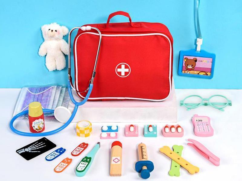 20PCS Red Emergency Doctor Toy Set