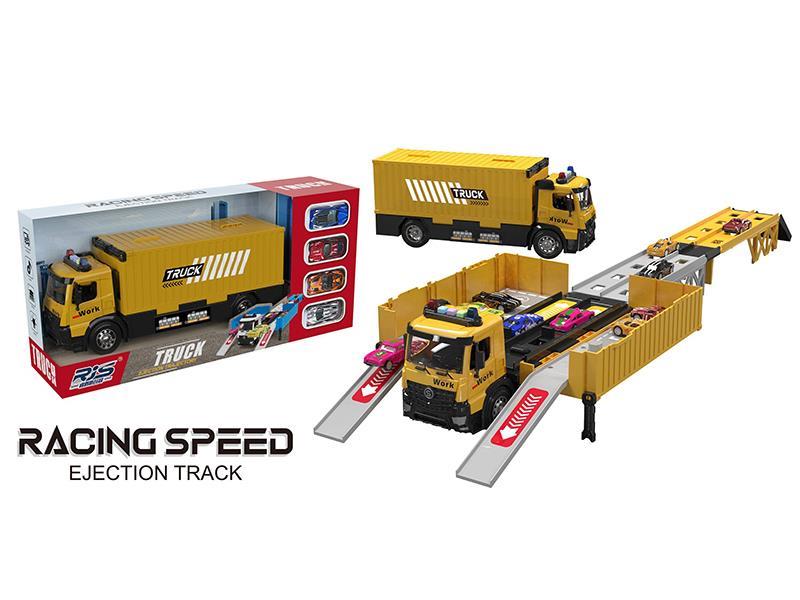 Engineering Theme Scene Storage Ejection Container Truck